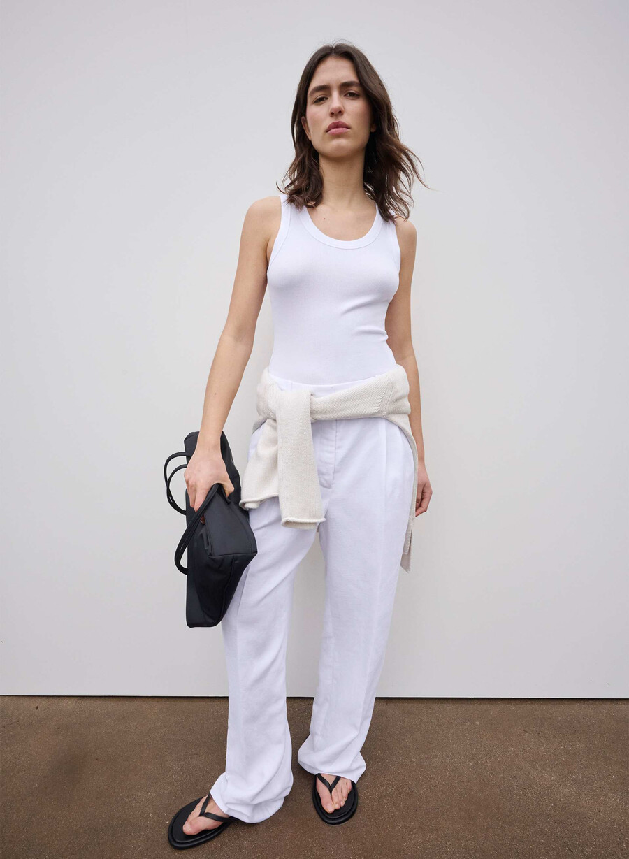the effortless pant - cruiselinen white