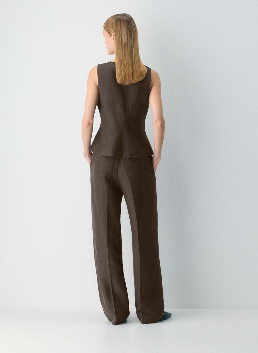 the effortless pant - cruiselinen root brown