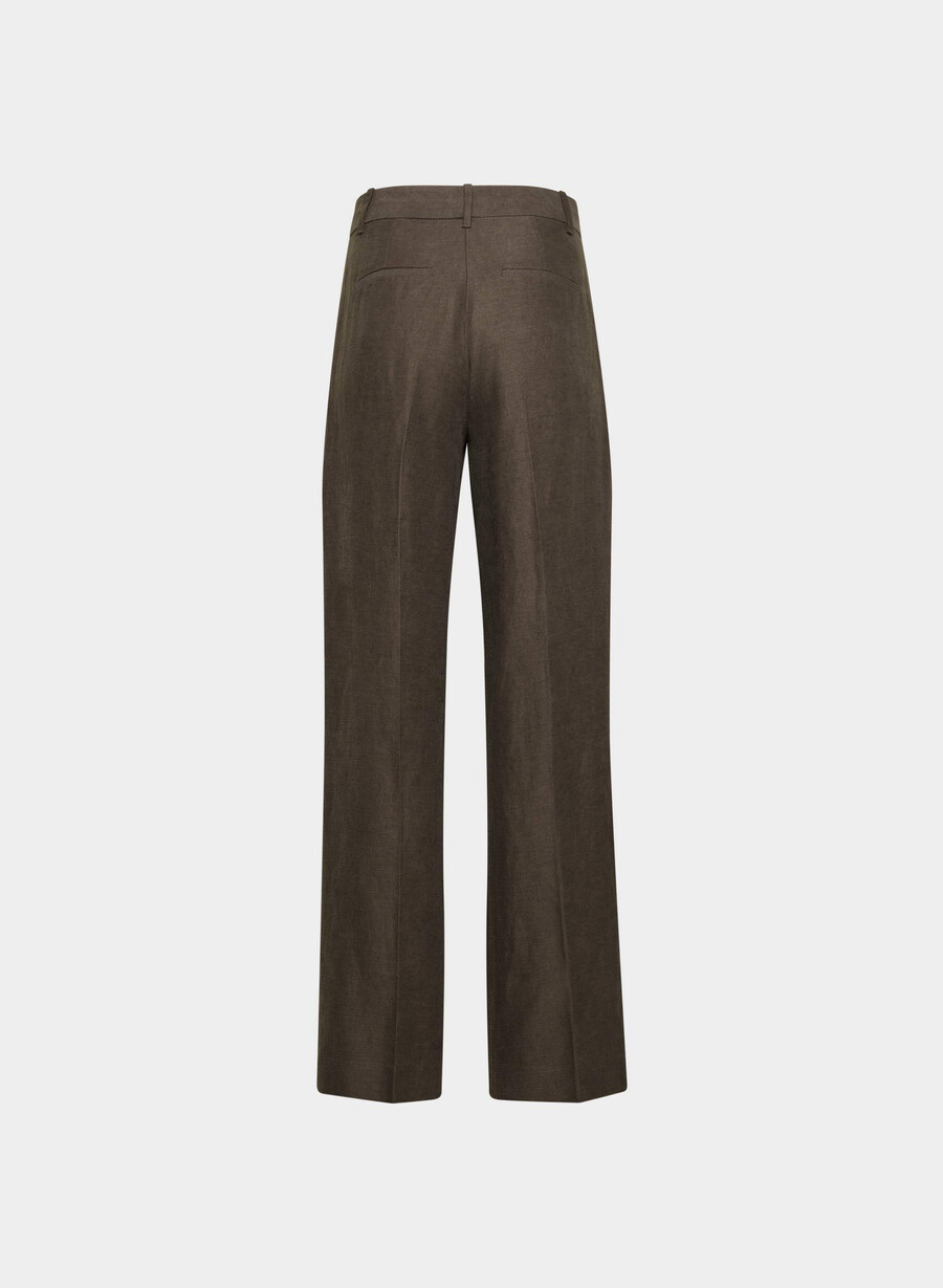 the effortless pant - cruiselinen root brown