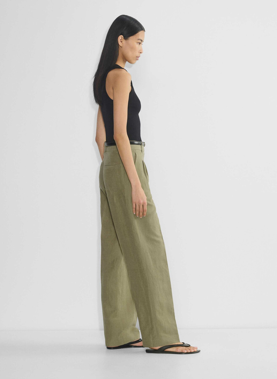 the effortless pant - cruiselinen sundried olive