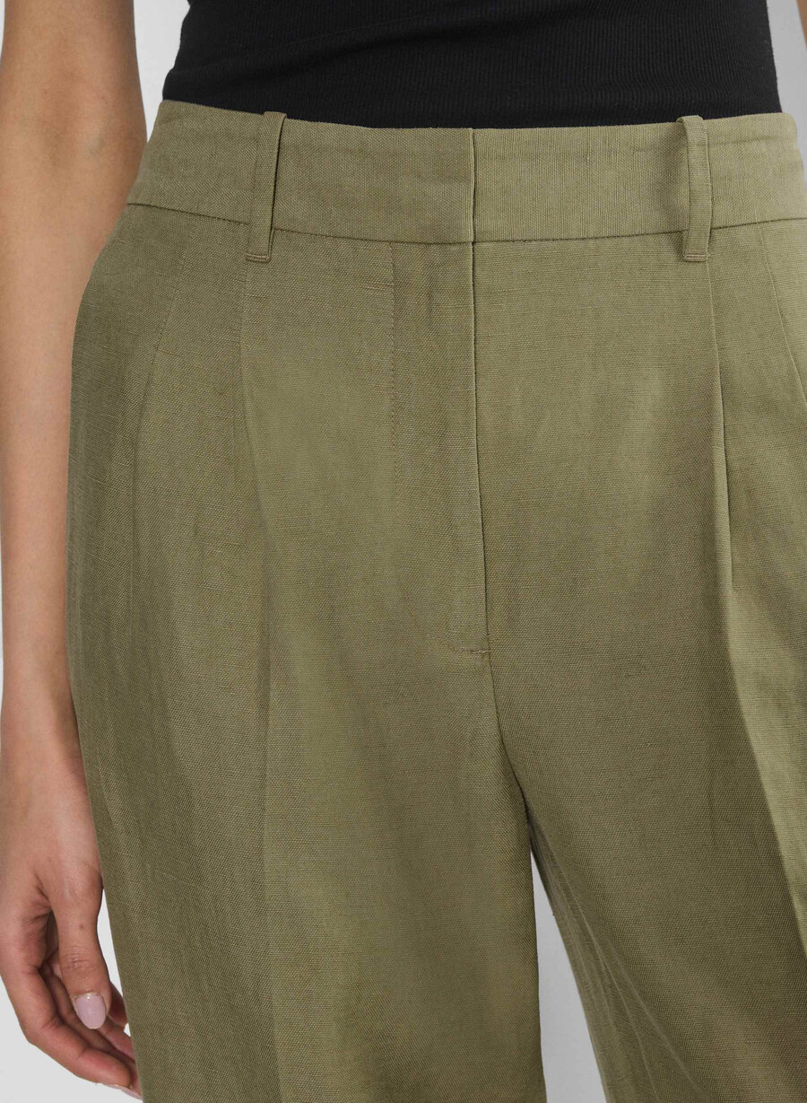 the effortless pant - cruiselinen sundried olive