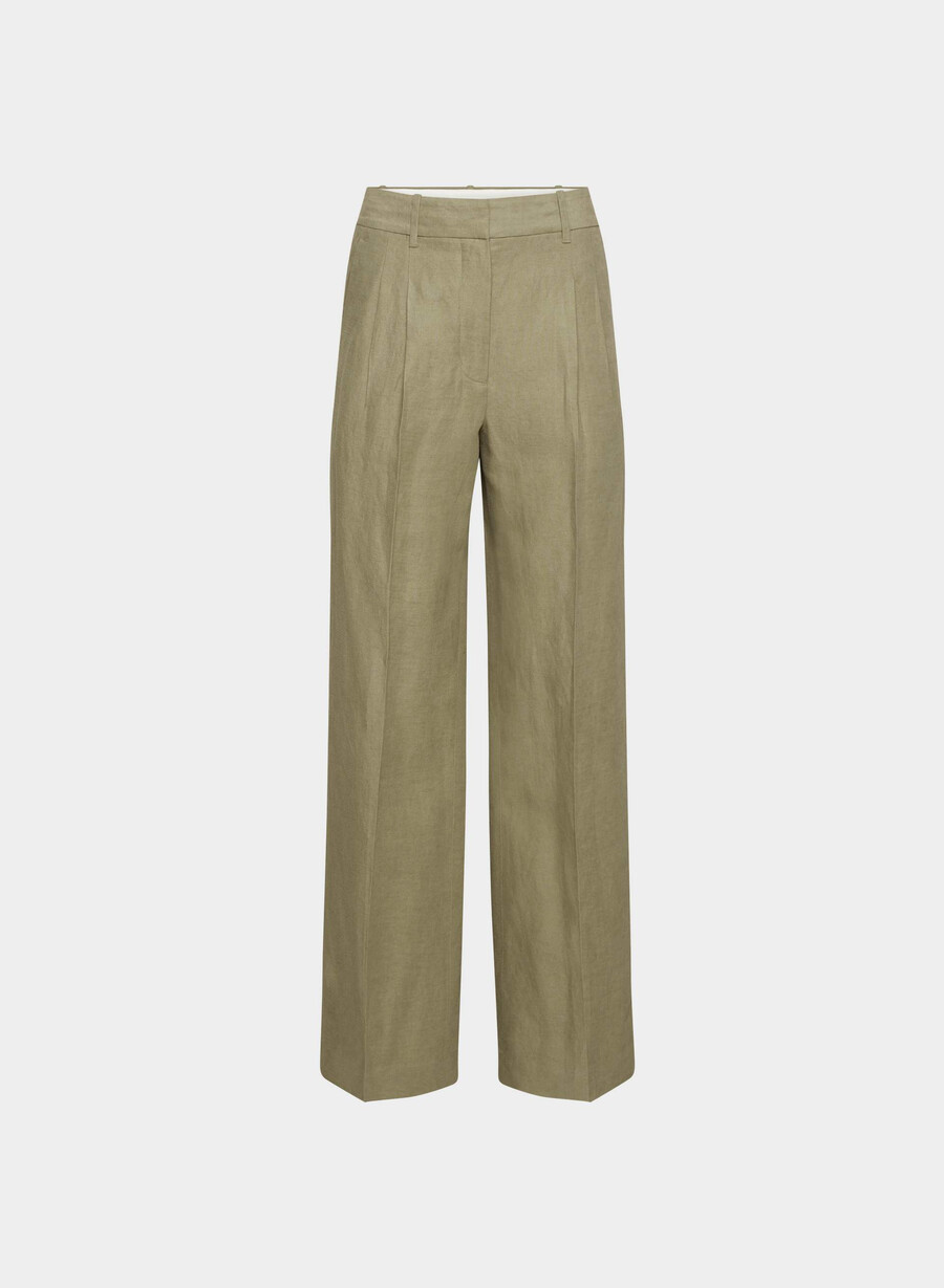 the effortless pant - cruiselinen sundried olive