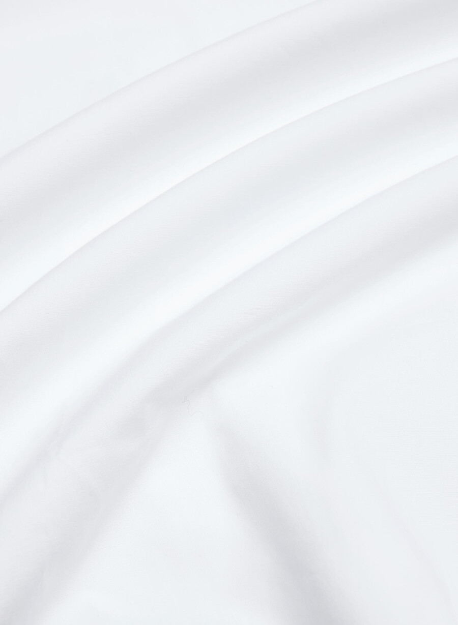 worldly poplin dress bt white black
