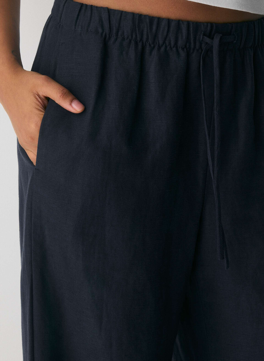 cruiselinen lodge pant dark night navy