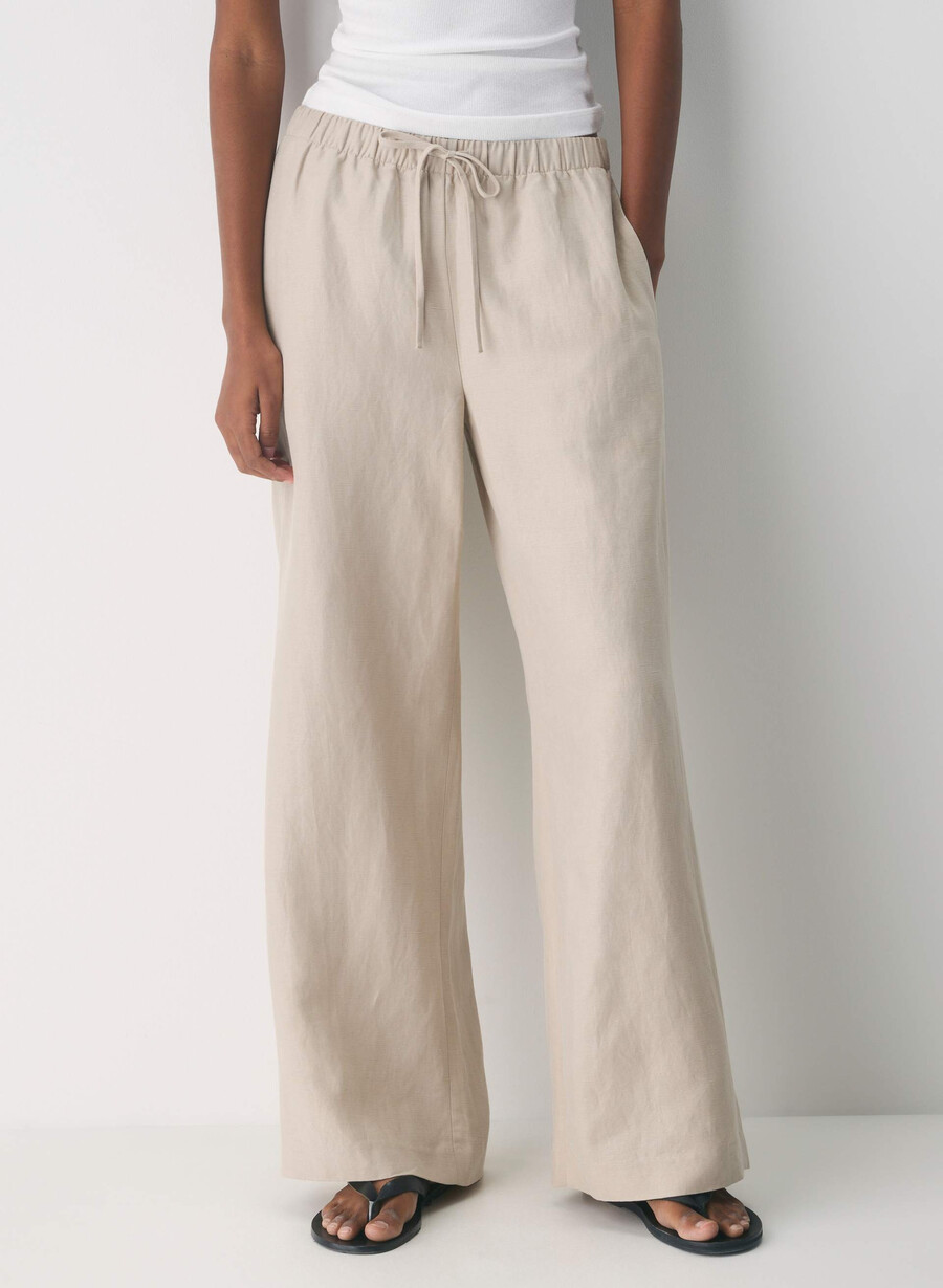 cruiselinen lodge pant marcona beige