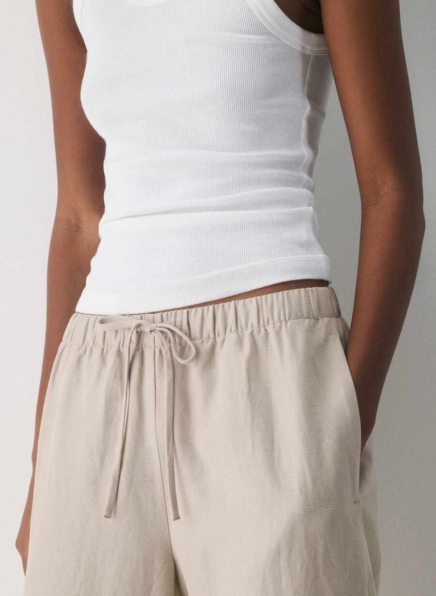 cruiselinen lodge pant marcona beige