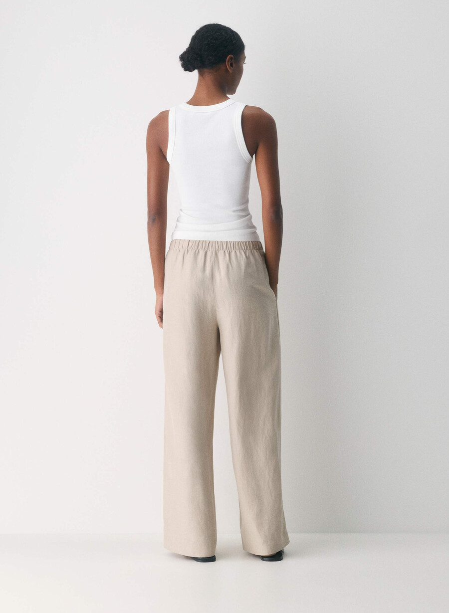cruiselinen lodge pant marcona beige