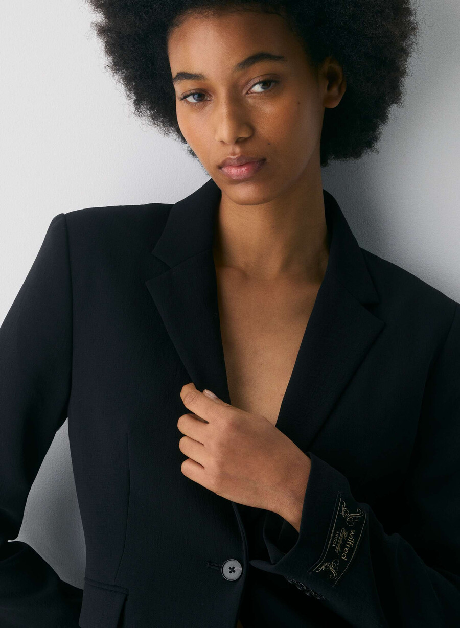etiquette blazer - crepette black