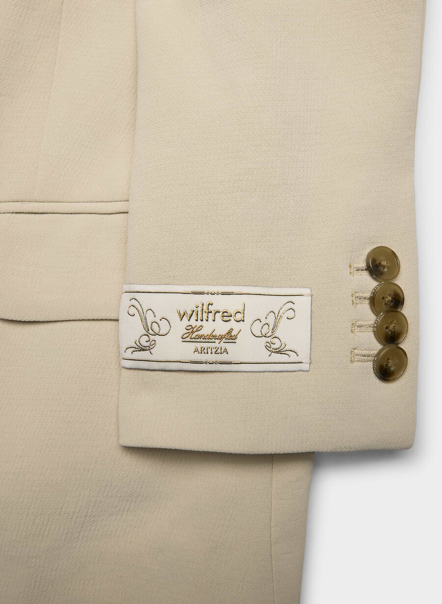 etiquette blazer - crepette marcona beige