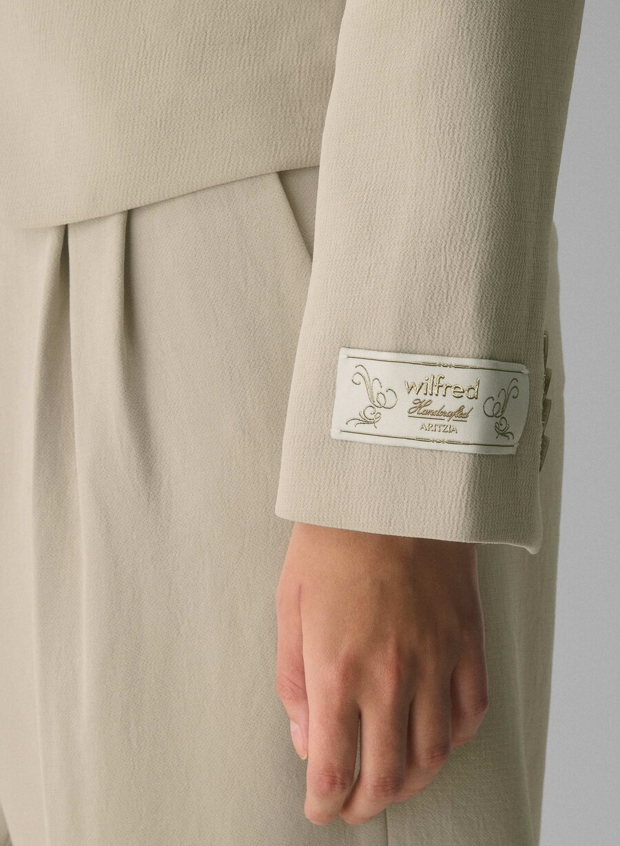 etiquette blazer - crepette marcona beige