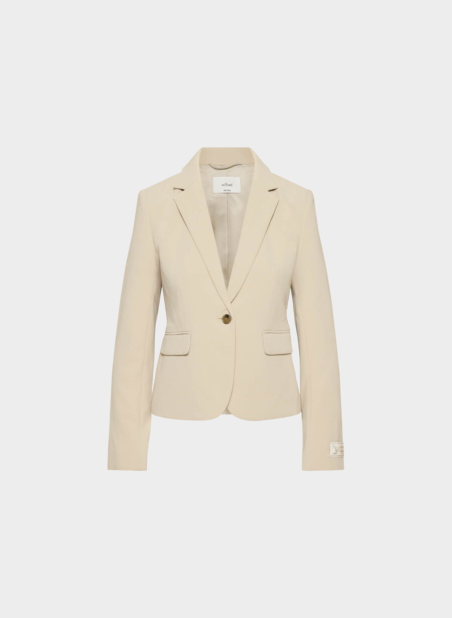 etiquette blazer - crepette marcona beige