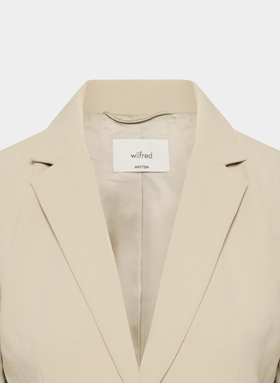 etiquette blazer - crepette marcona beige