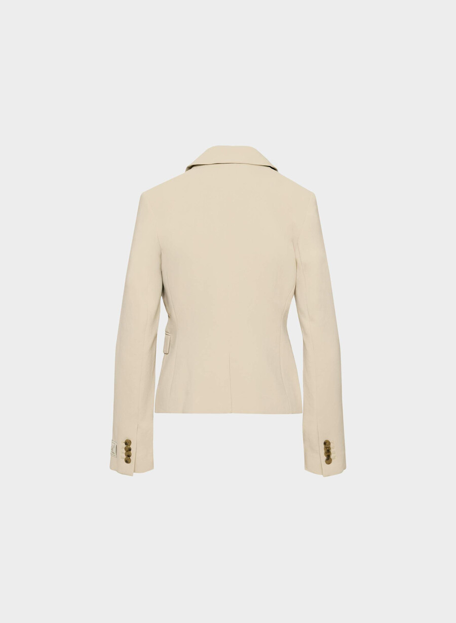 etiquette blazer - crepette marcona beige