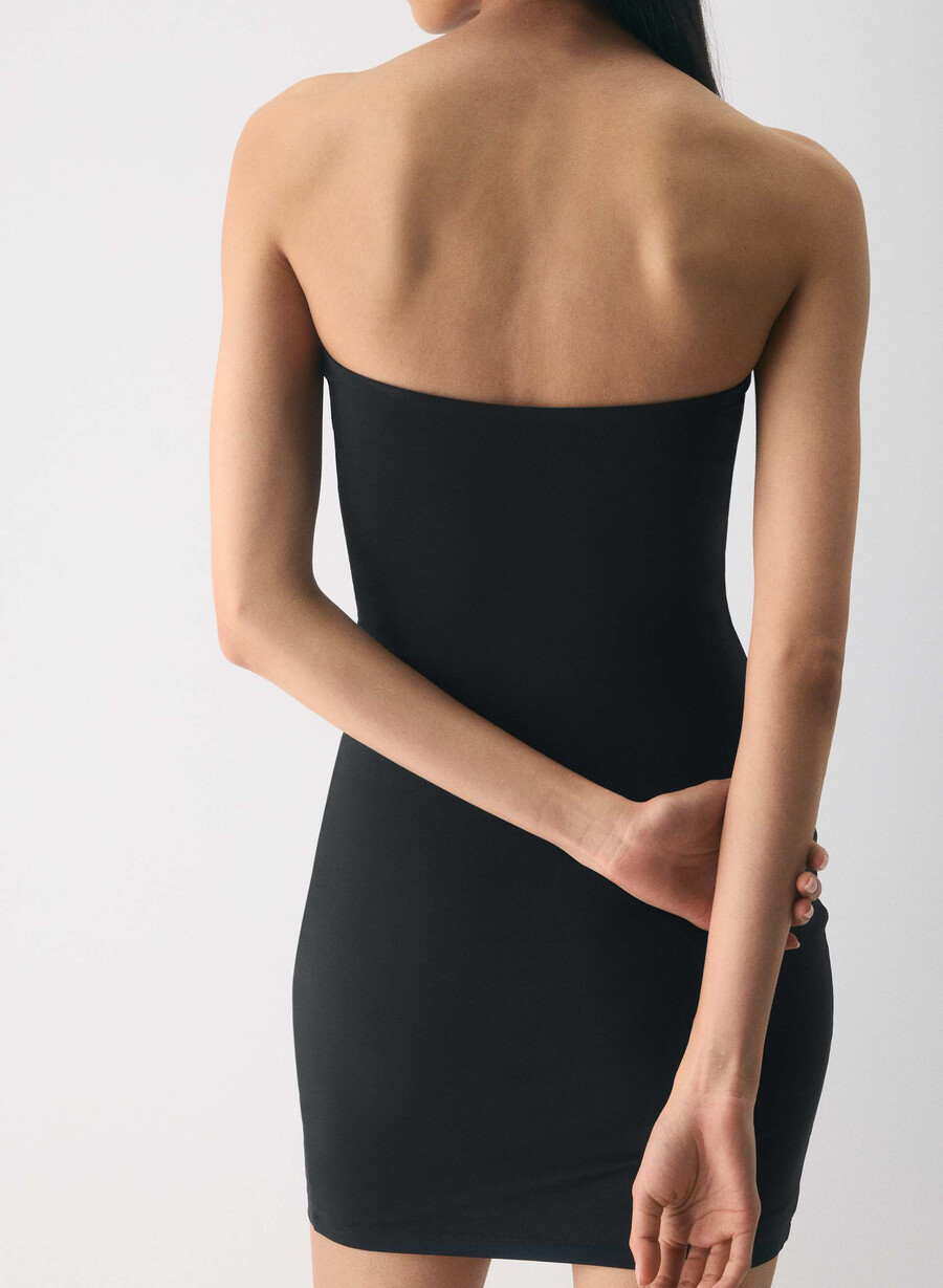 original contour enrapture mini tube dress black