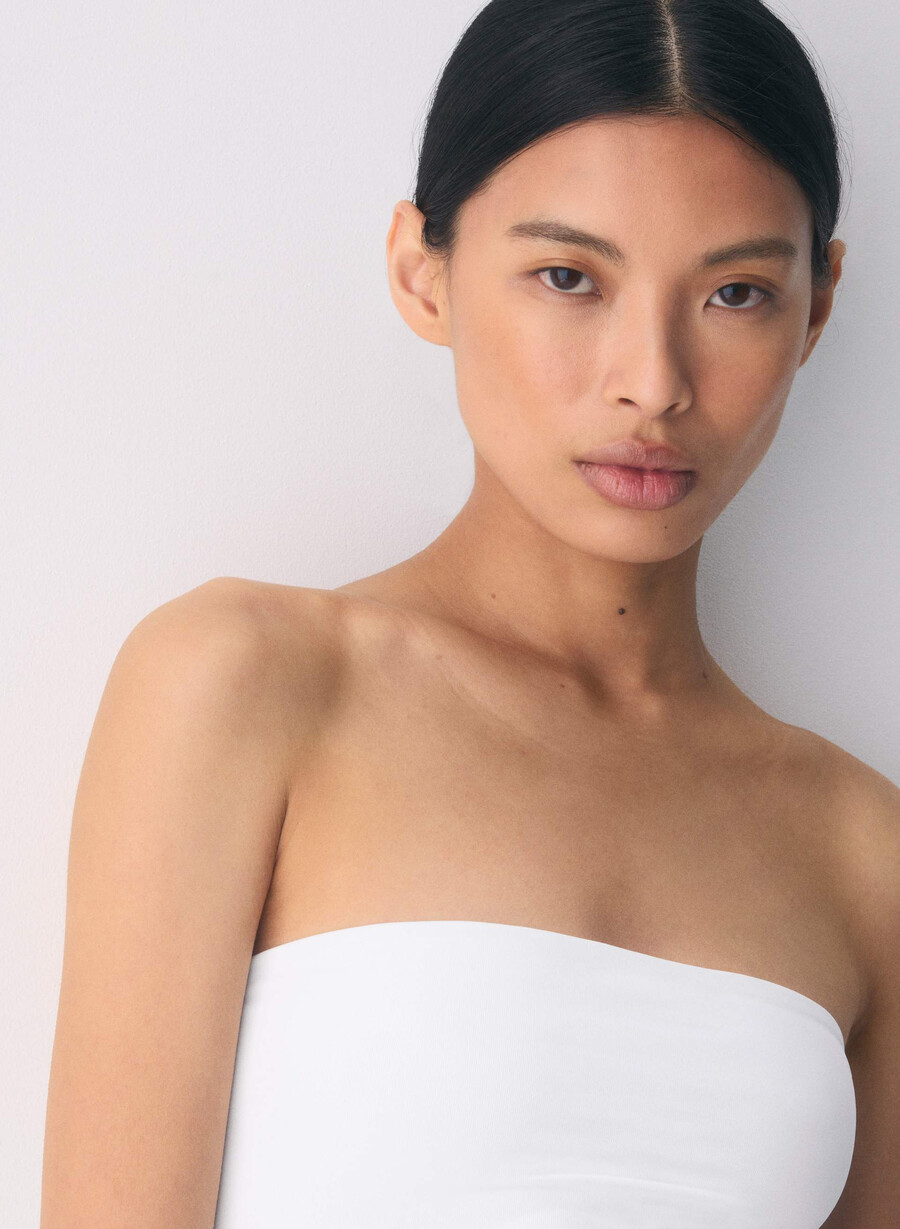 original contour enrapture mini tube dress bright white