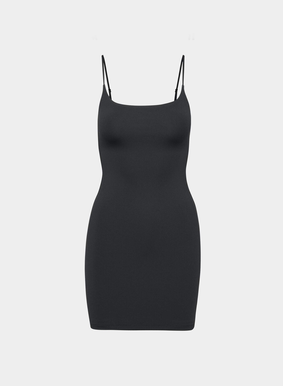 original contour squareneck cami mini dress black