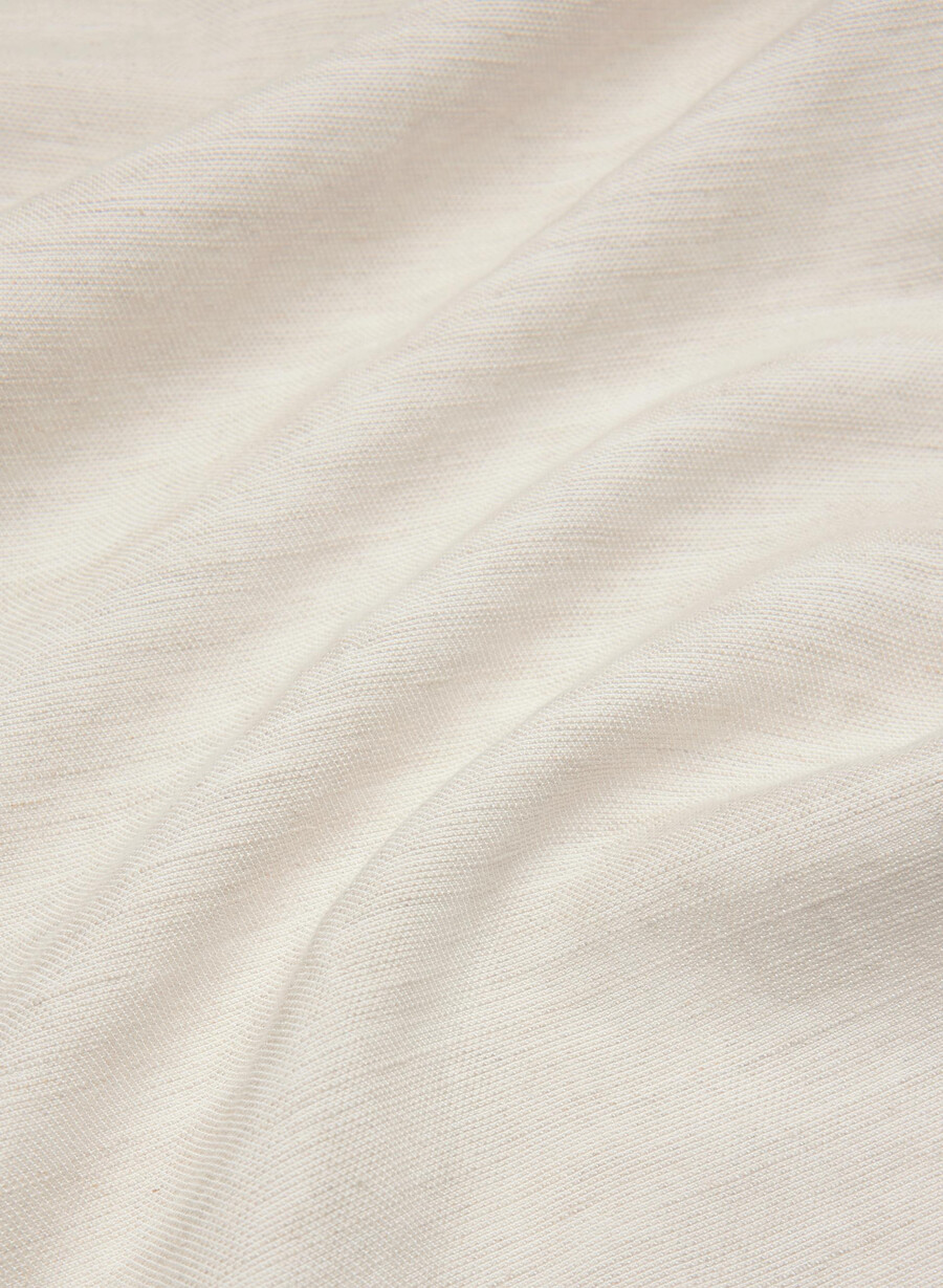 the effortless pant cropped - cruiselinen natural ecru
