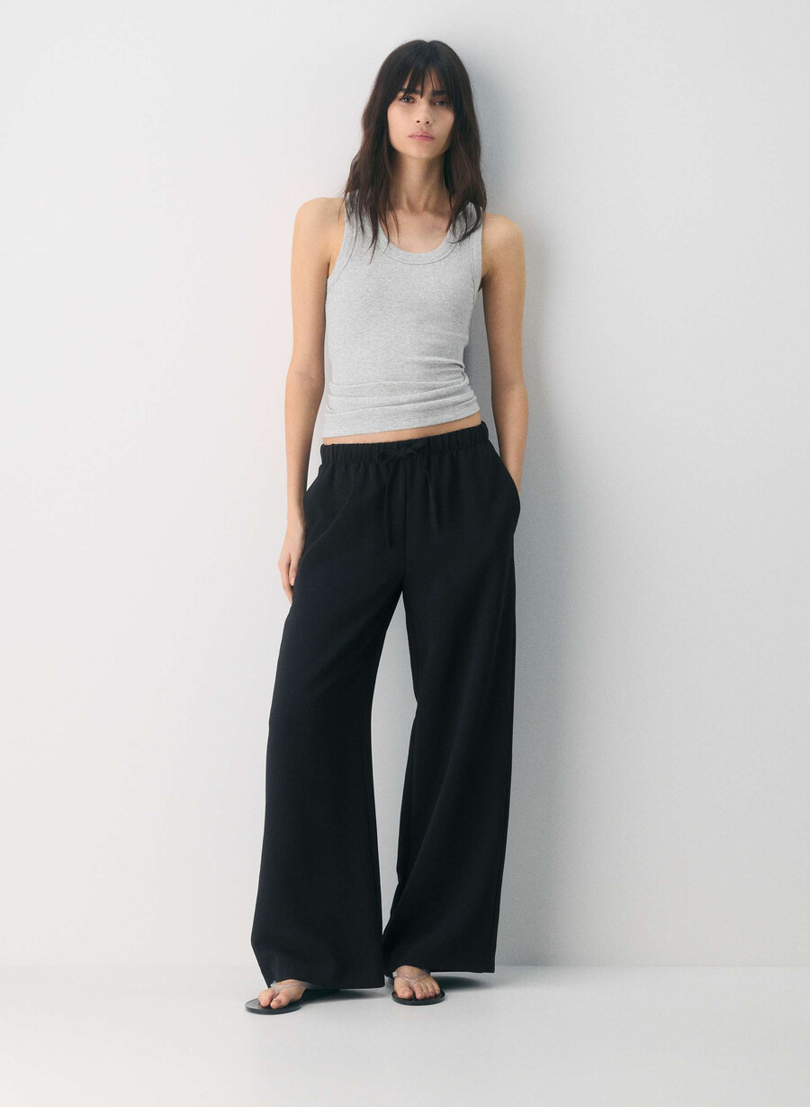 the lodge pant - crepette black
