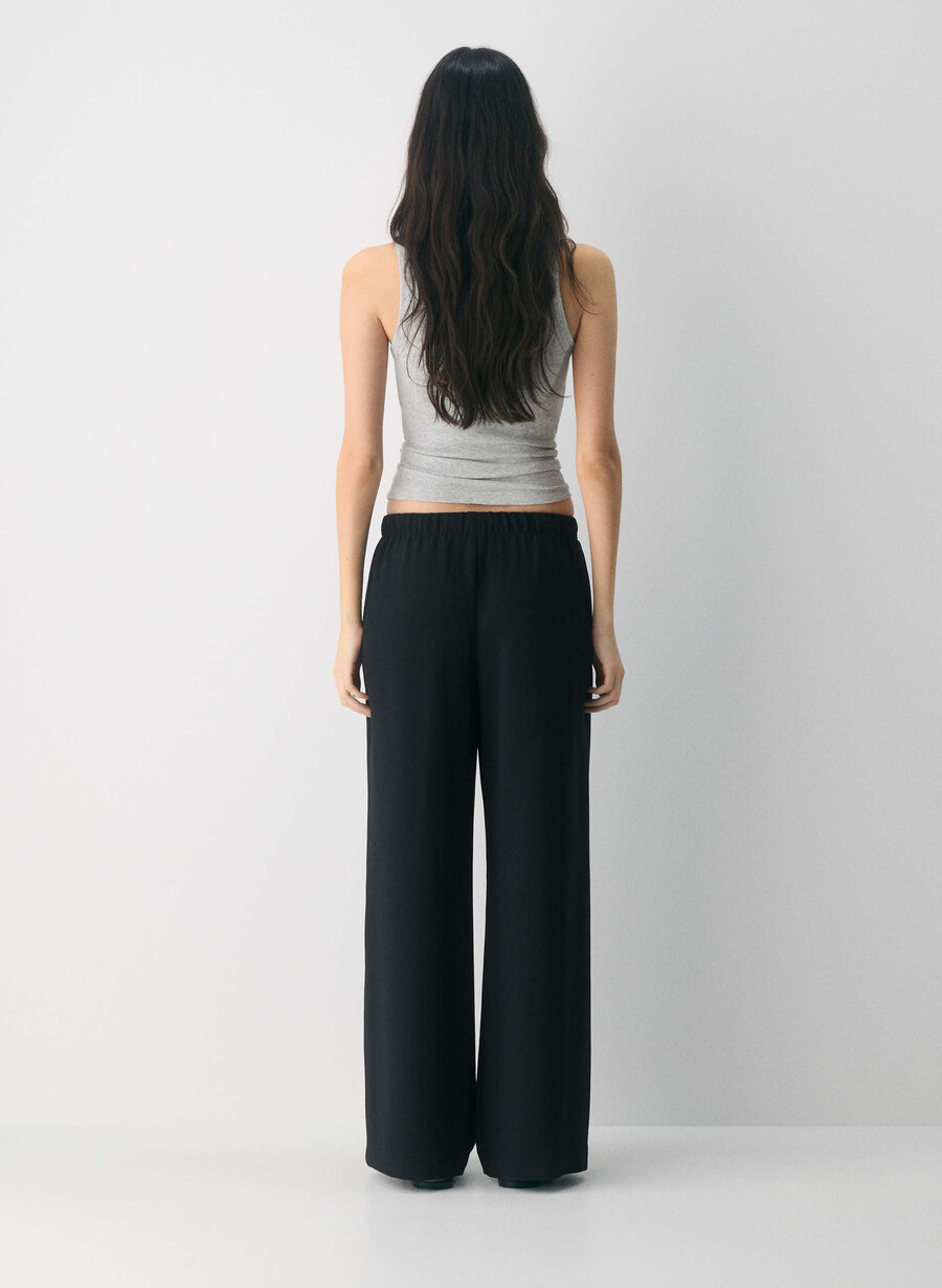 the lodge pant - crepette black