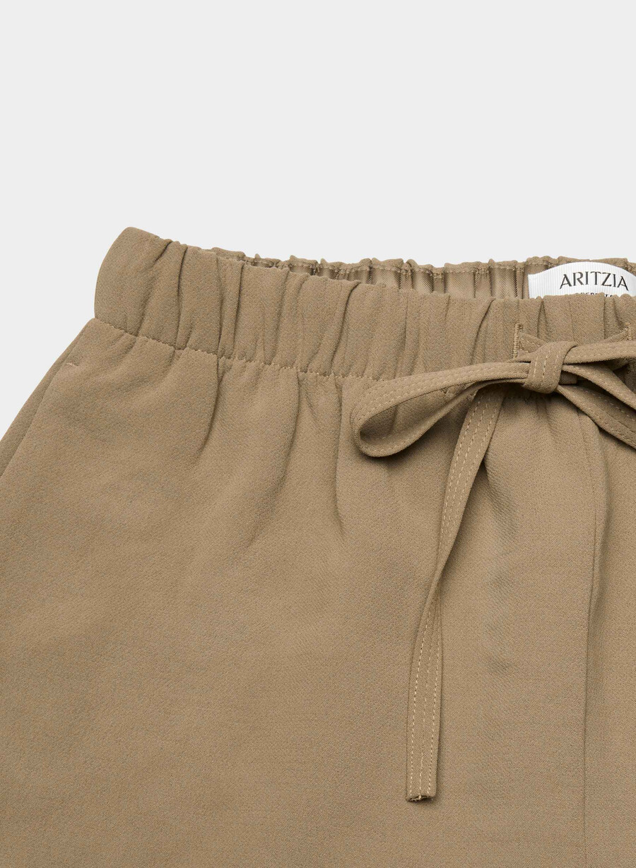 the lodge pant - crepette folio brown