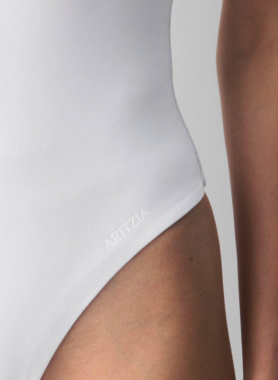 original contour vivacity crew bodysuit bright white