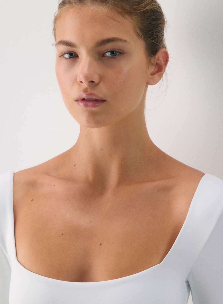 original contour headway bodysuit bright white