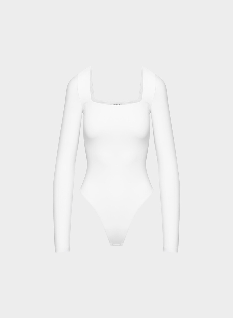 original contour headway bodysuit bright white
