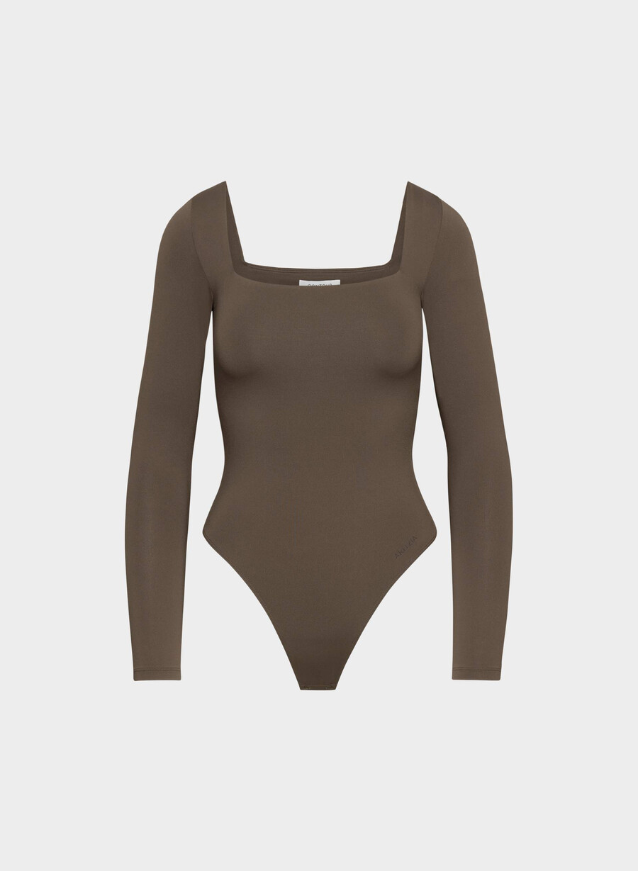 original contour headway bodysuit rich mocha brown