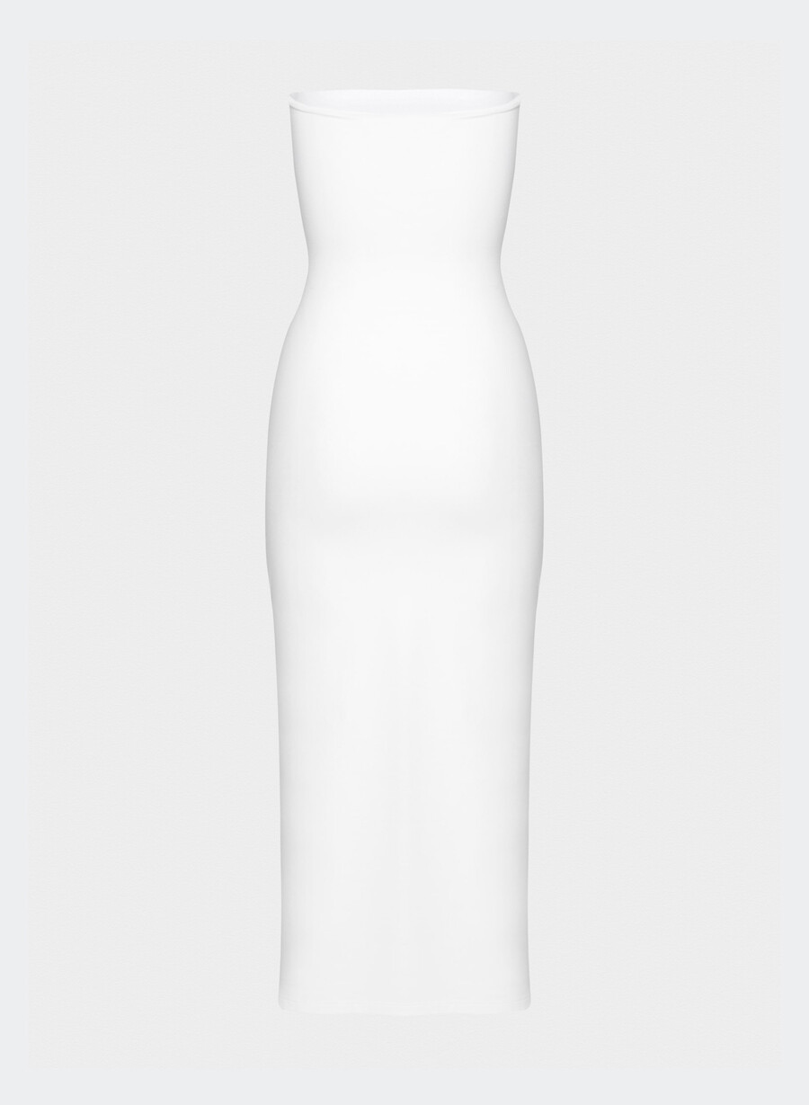 original contour enrapture maxi tube dress bright white