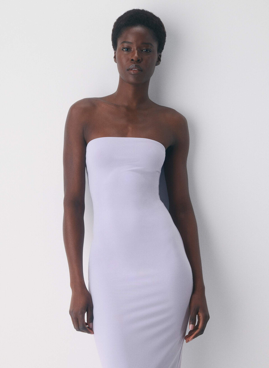 original contour enrapture maxi tube dress wildflower lilac