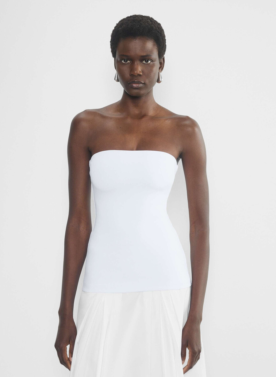 original contour hip tube top bright white