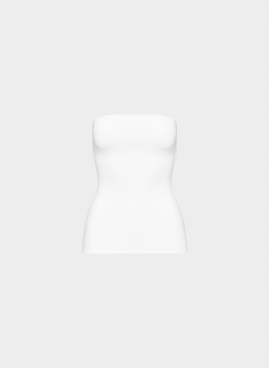 original contour hip tube top bright white