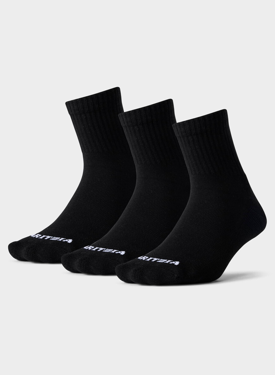best-ever ankle sock 3-pack blackwhite