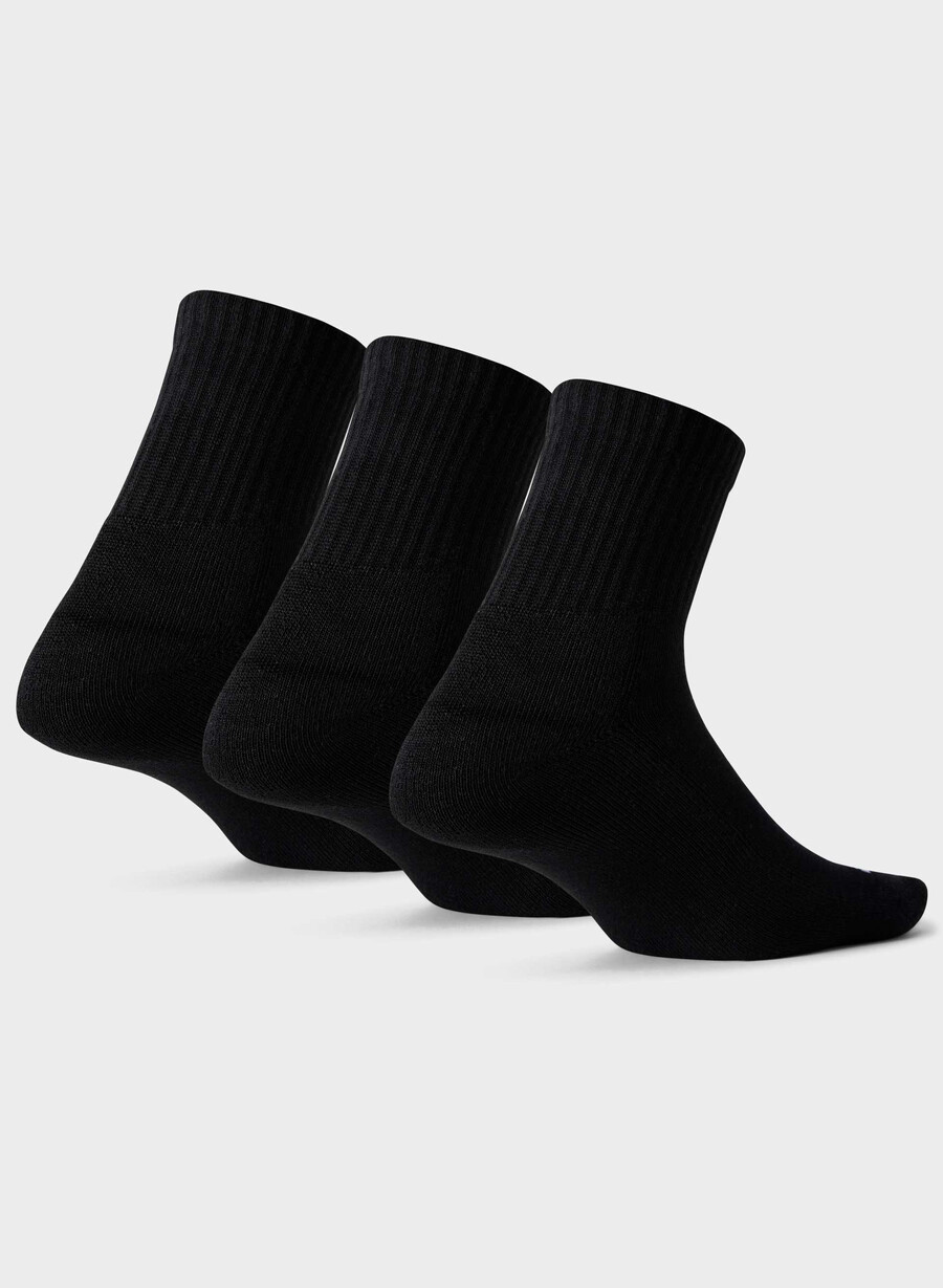 best-ever ankle sock 3-pack blackwhite
