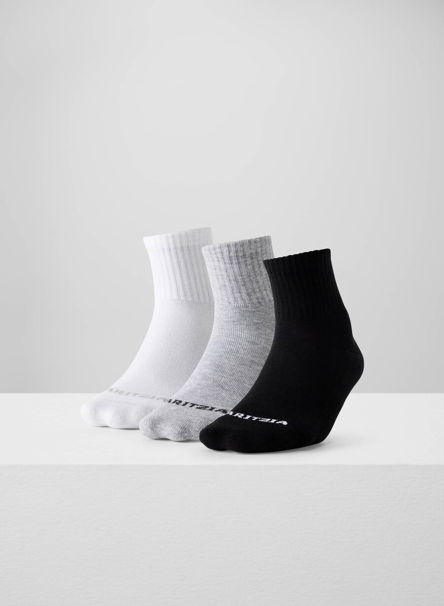 best-ever ankle sock 3-pack wht h chrm blk