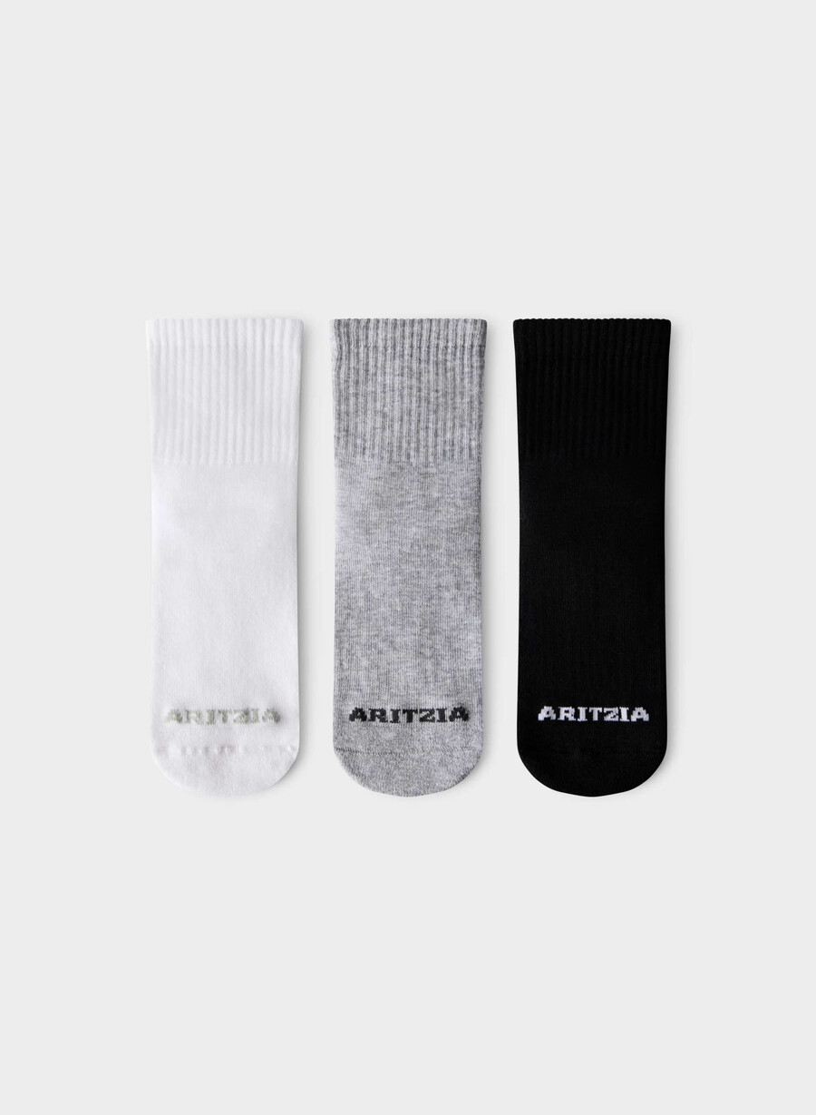 best-ever ankle sock 3-pack wht h chrm blk
