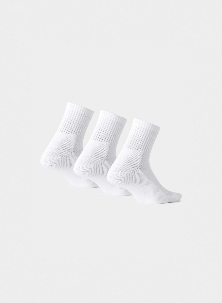 best-ever ankle sock 3-pack white heather chrom