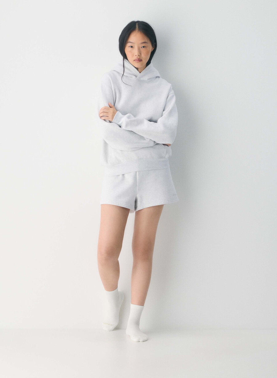 best-ever ankle sock 3-pack white heather chrom