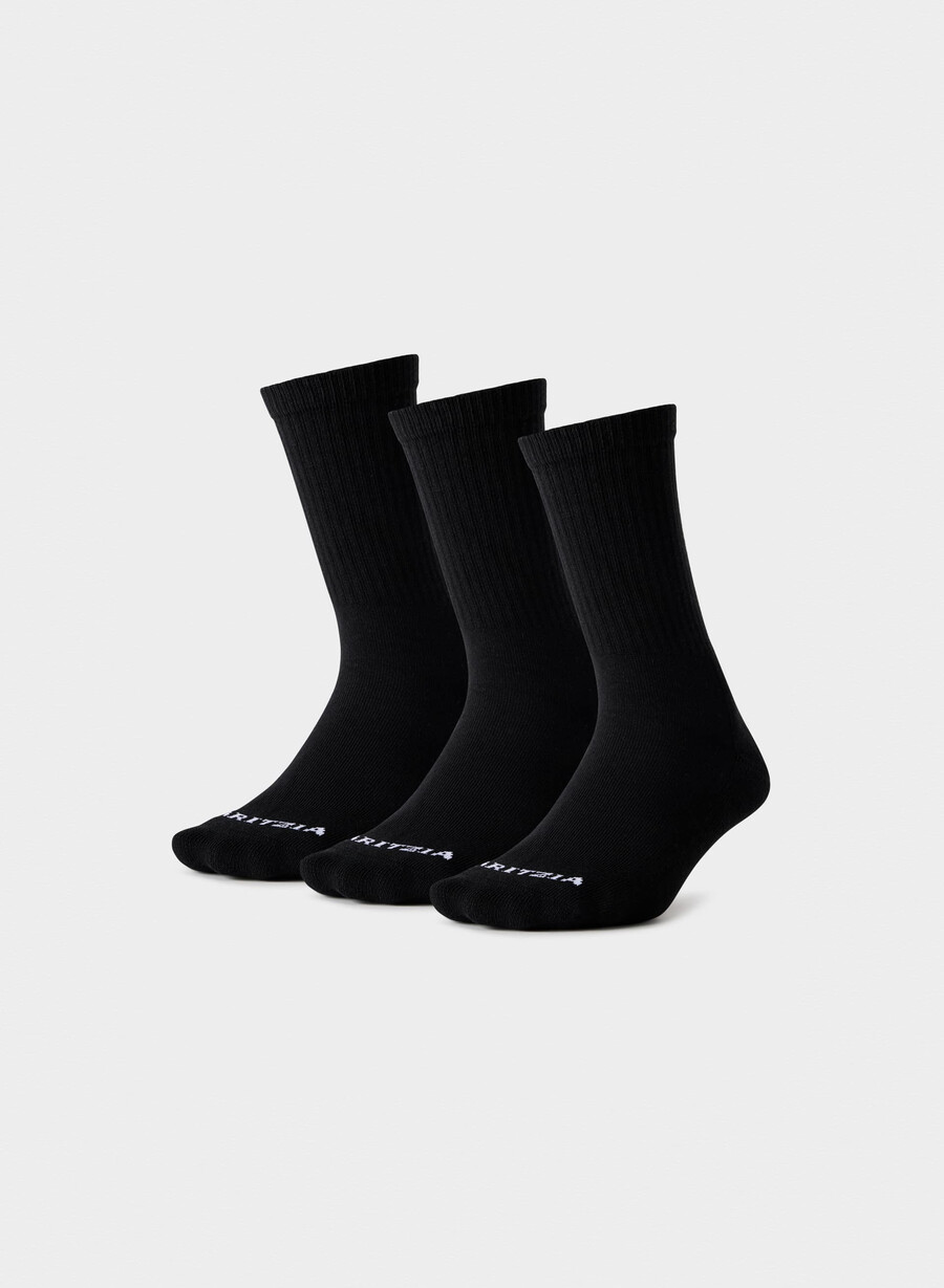 best-ever crew sock 3-pack blackwhite