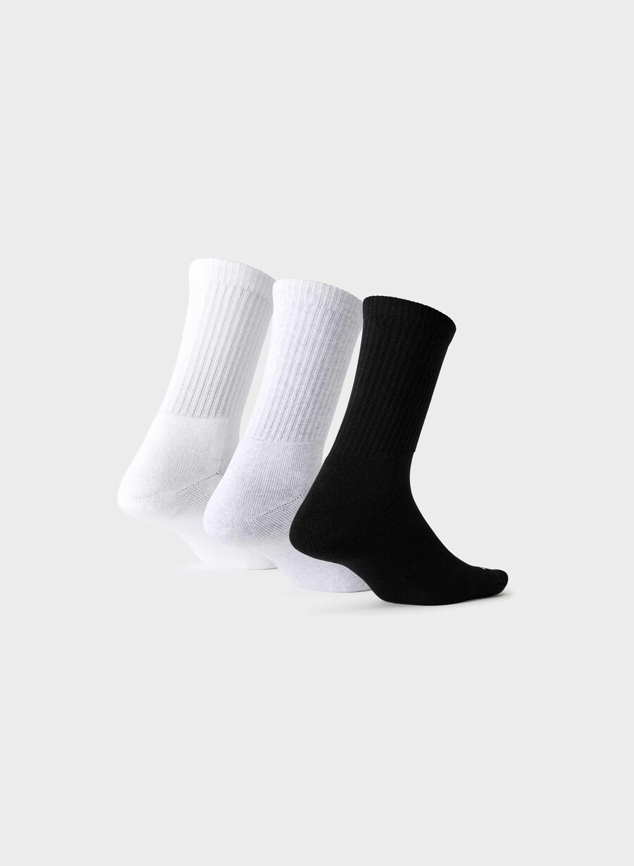 best-ever crew sock 3-pack whth cloud whtblk