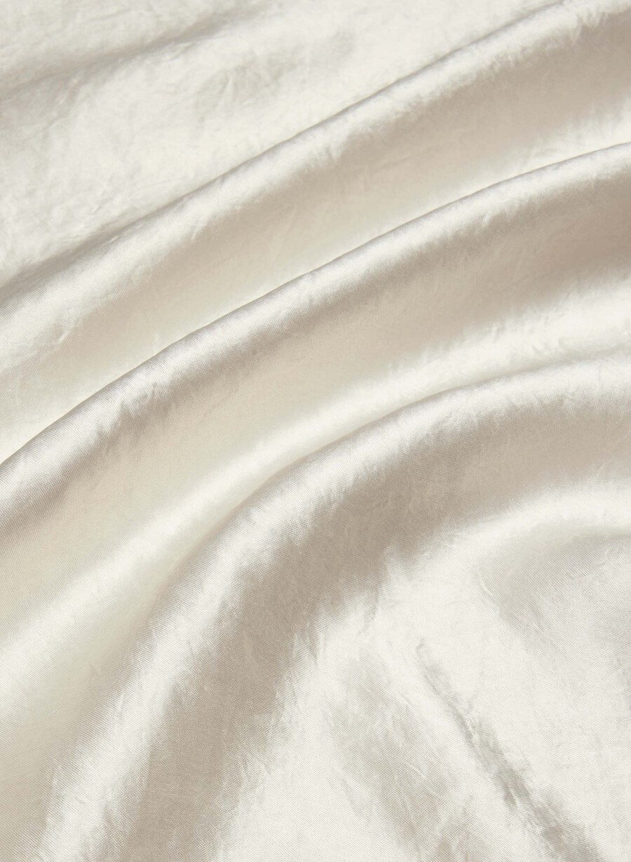 slip satin maxi skirt matte pearl