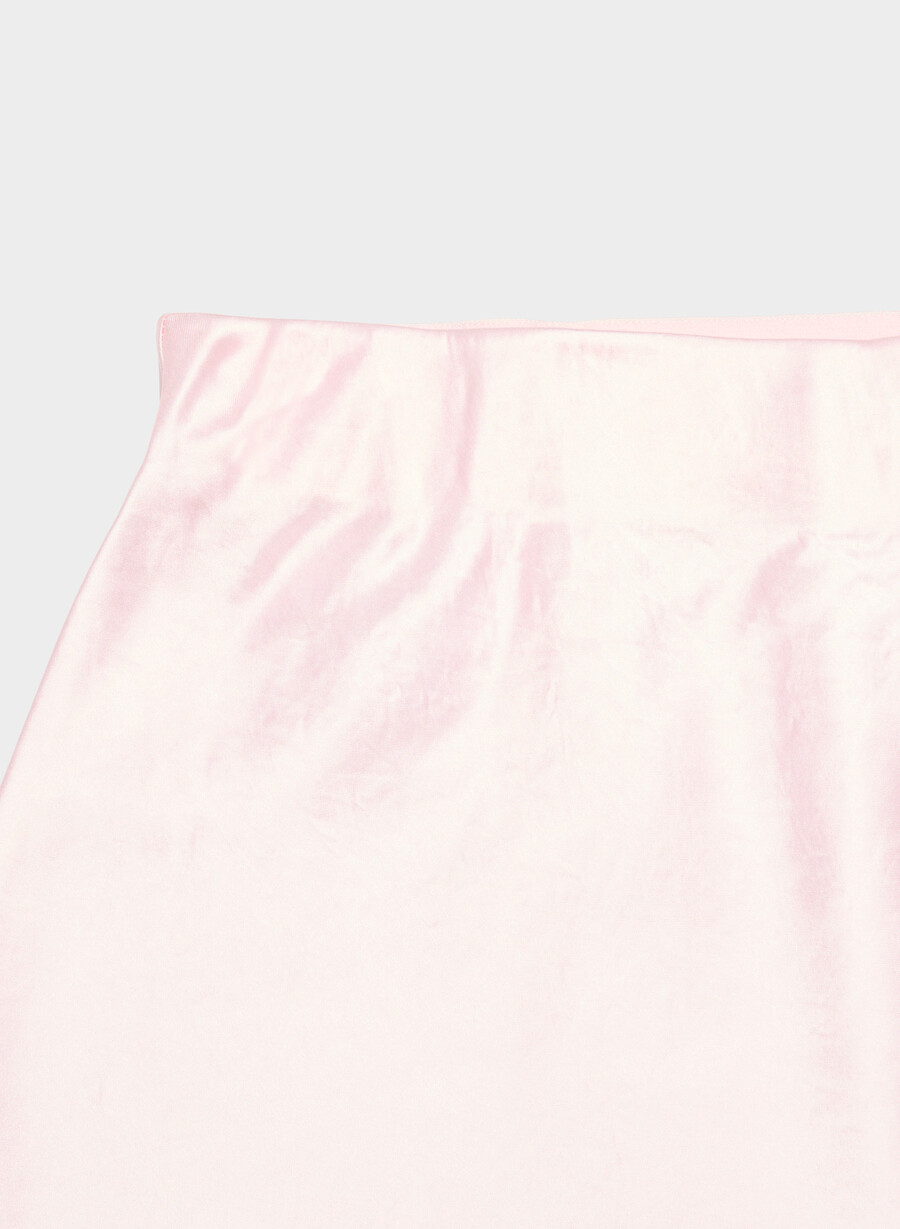slip satin maxi skirt villa pink