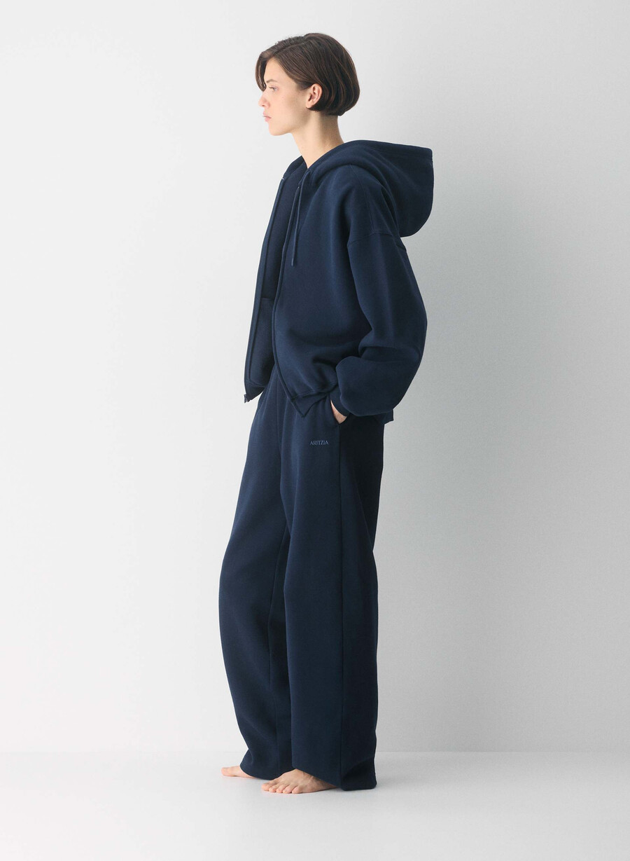 cozy sweatfleece boyfriend barrel sweatpant admiral