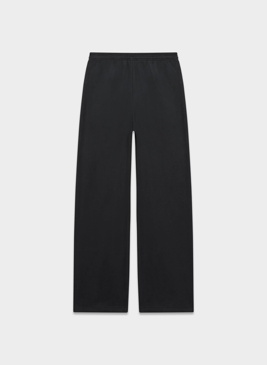 cozy sweatfleece boyfriend barrel sweatpant black
