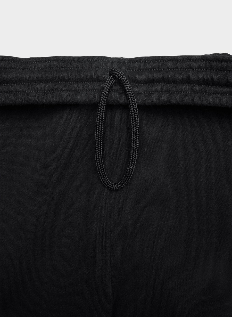 cozy sweatfleece boyfriend barrel sweatpant black