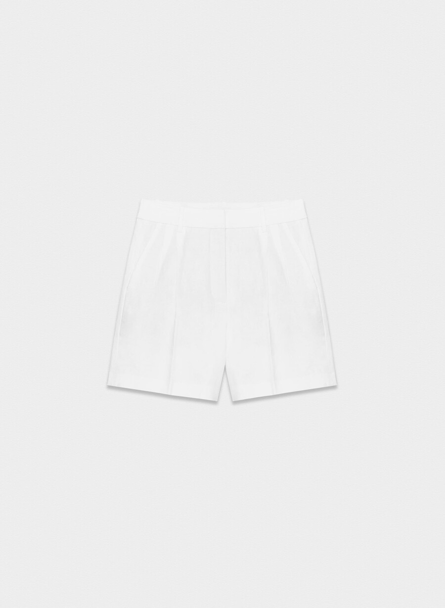 the effortless short mid-thigh - cruiselinen white