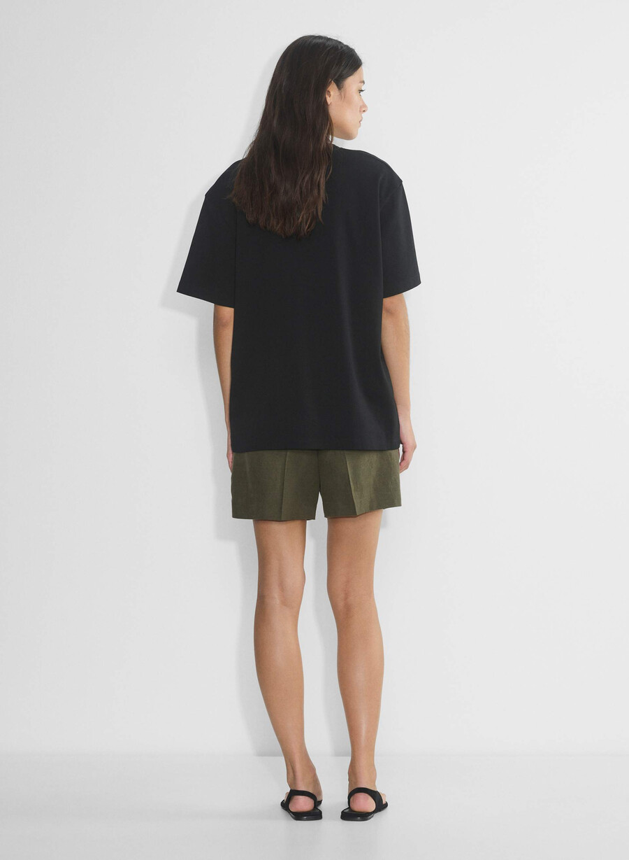 the effortless short mid-thigh - cruiselinen dark olive