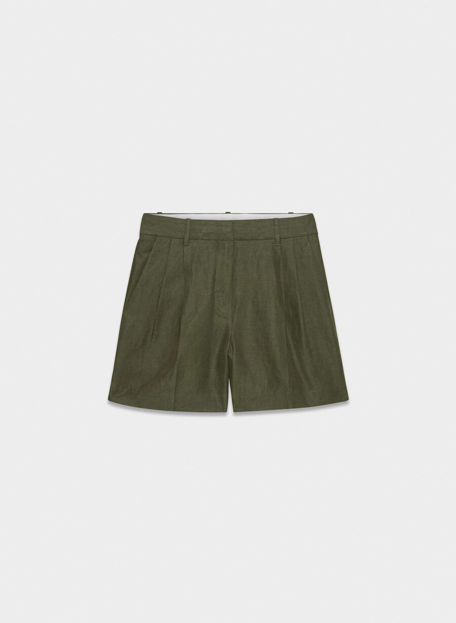 the effortless short mid-thigh - cruiselinen dark olive