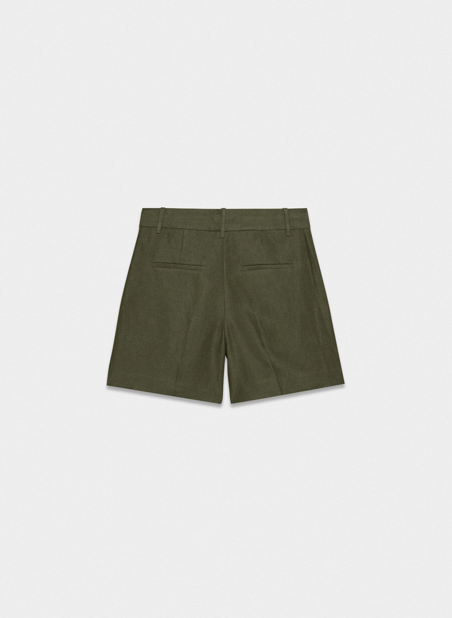 the effortless short mid-thigh - cruiselinen dark olive