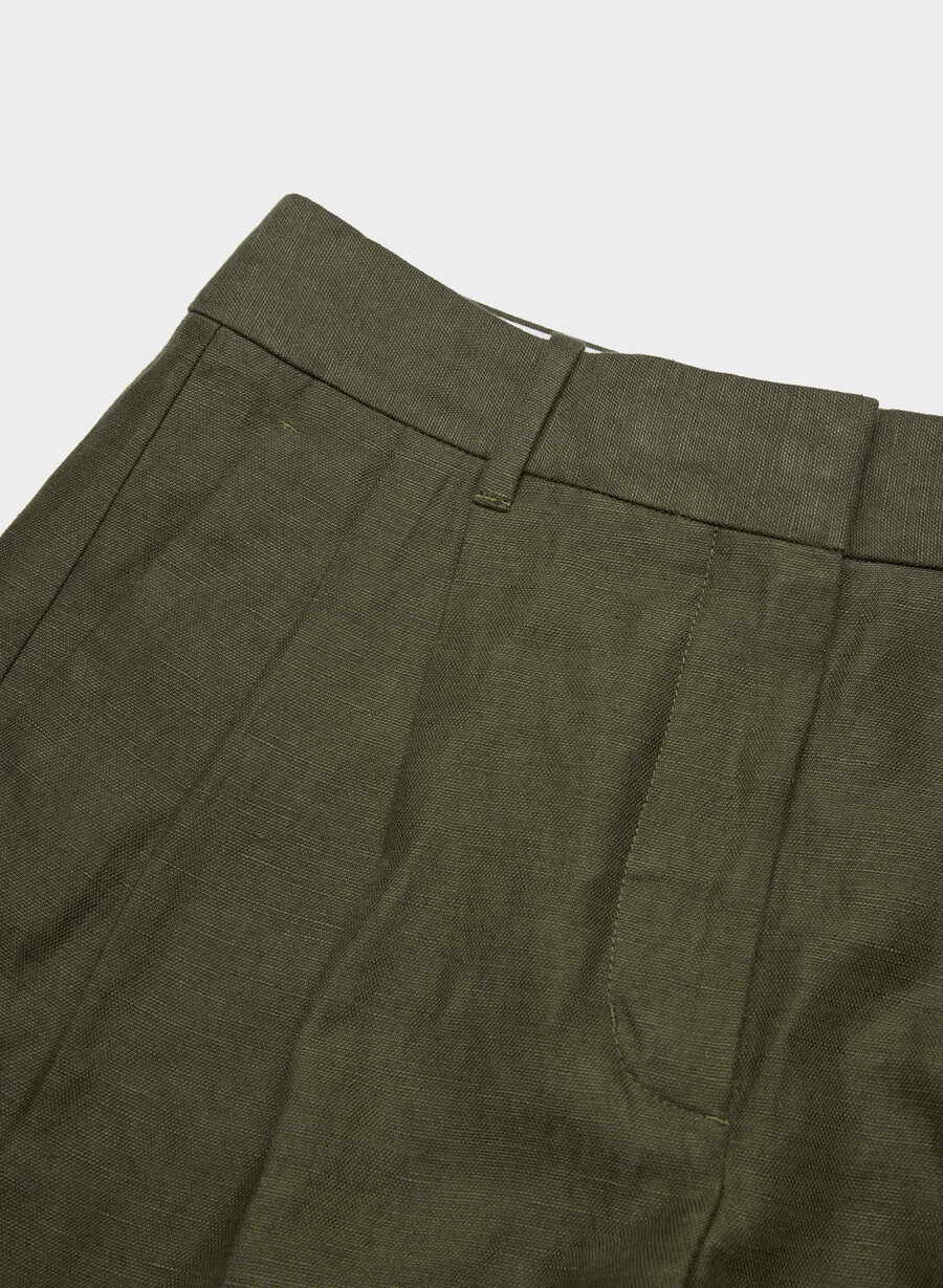 the effortless short mid-thigh - cruiselinen dark olive
